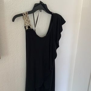 Black cocktail dress